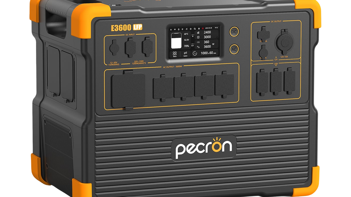 Pecron E3600LFP: $100 Off a Portable Powerhouse