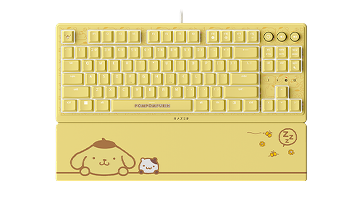Razer Unveils Ornata V3 Tenkeyless Pompompurin Edition Keyboard